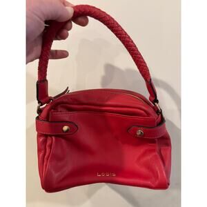 Lodis Mini Bag Purse Red Leather